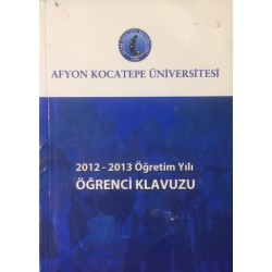 Afyon Kocatepe Üniversitesi 2012-2013 Öğretim Klavuzu